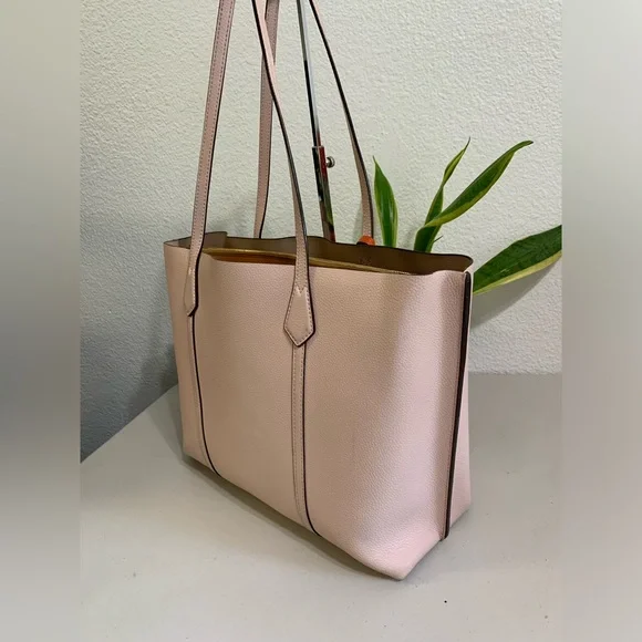 ๐๐ TORY BURCH Tote Pink Leather Bag - Picture 4 of 13